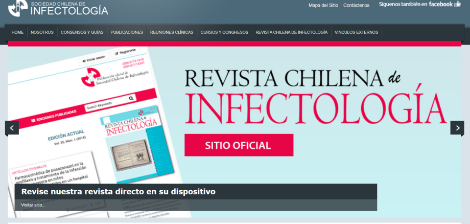 REVISTA CHILENA DE INFECTOLOGÍA